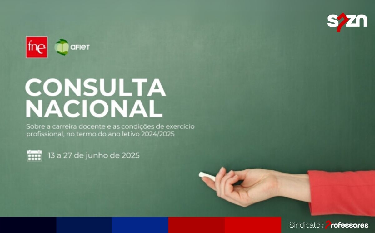 FNE/AFIET promovem Consulta Nacional sobre a carreira docente e condições de trabalho