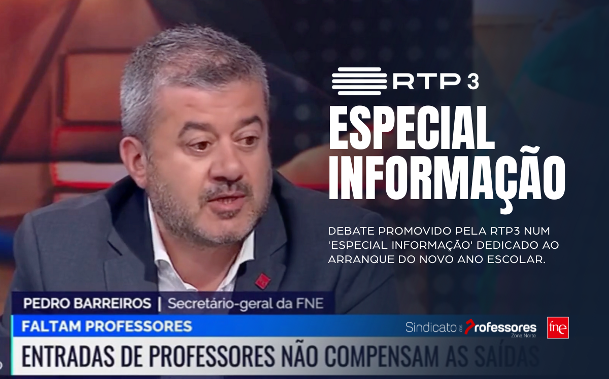 Especial Informação na RTP3 sobre o novo ano letivo