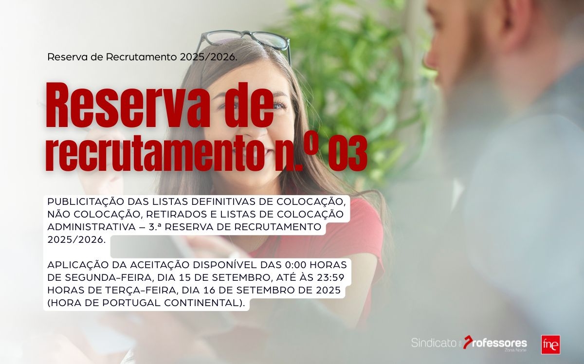 3.ª Reserva de recrutamento