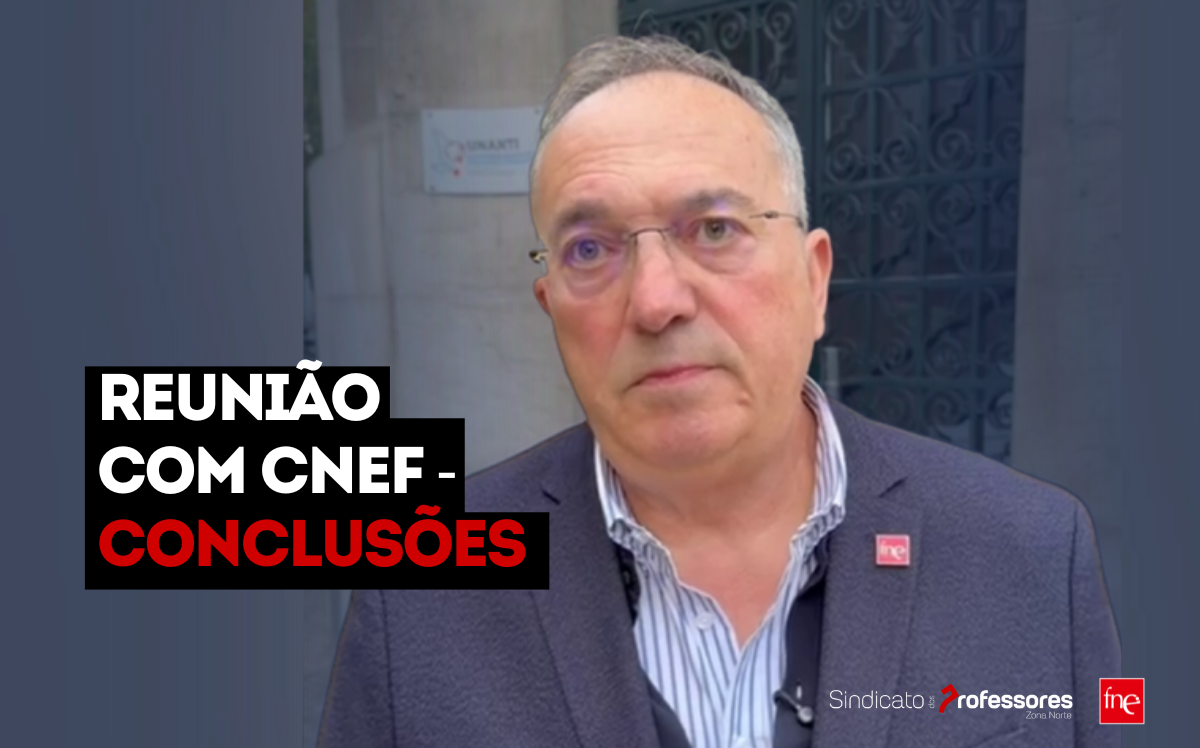 Reunião com CNEF - Conclusões