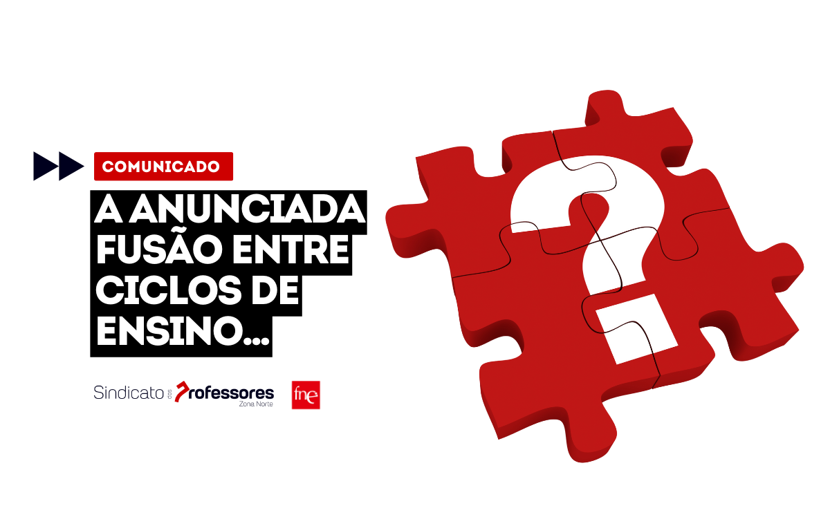 A anunciada fusão entre ciclos de ensino...